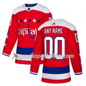 Washington Capitals Custom Adidas 2018-2019 Alternate Authentic Shirt - Mannen